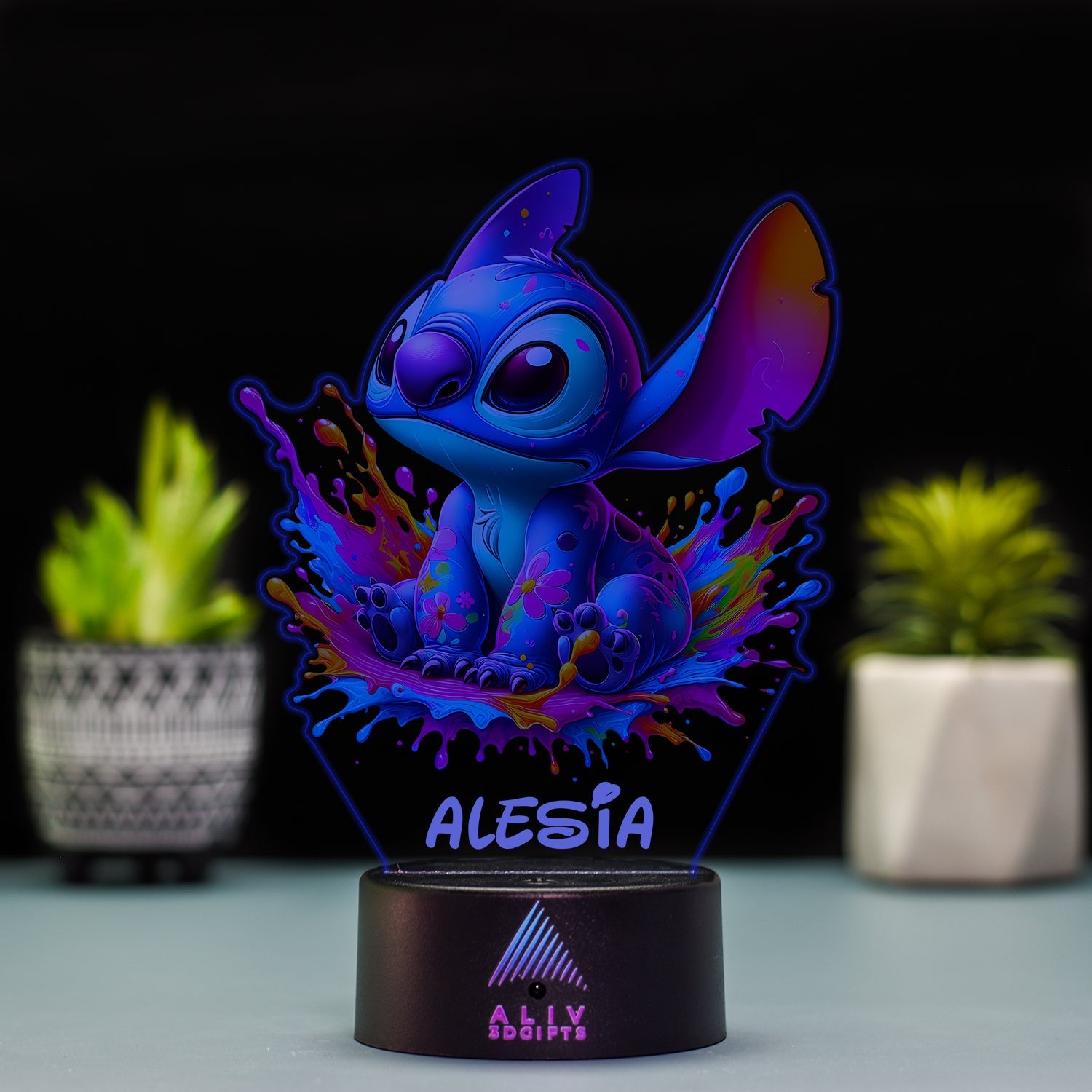 Lampă Led - Stitch Colorful
