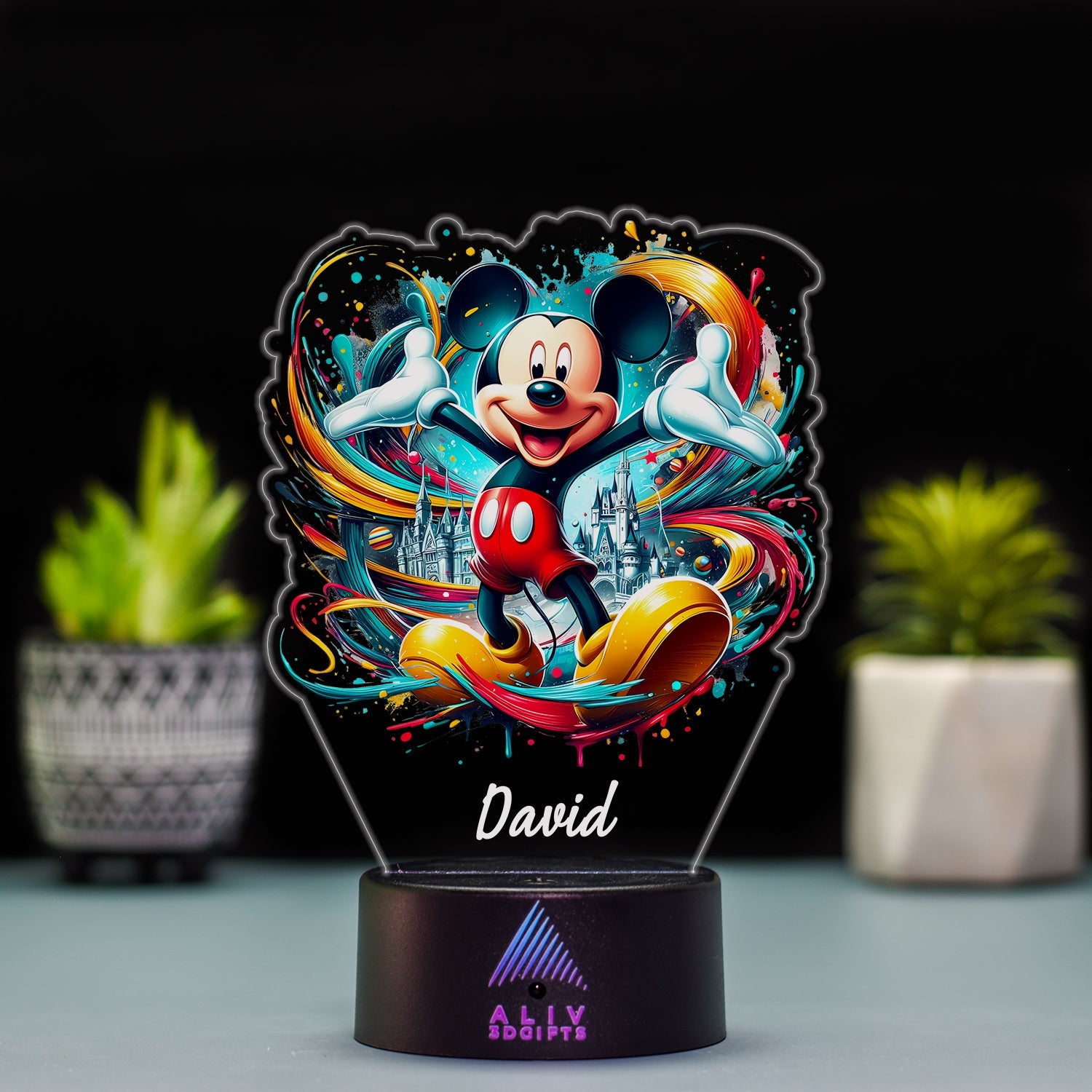 Lampă Led - Mickey Colorful