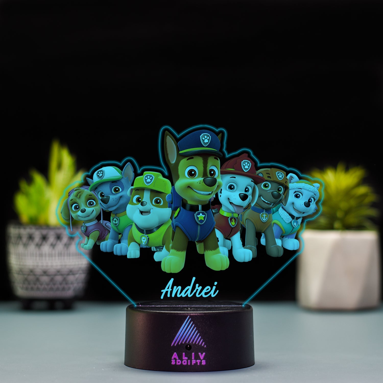 Lampă Led - Paw Patrol Colorful