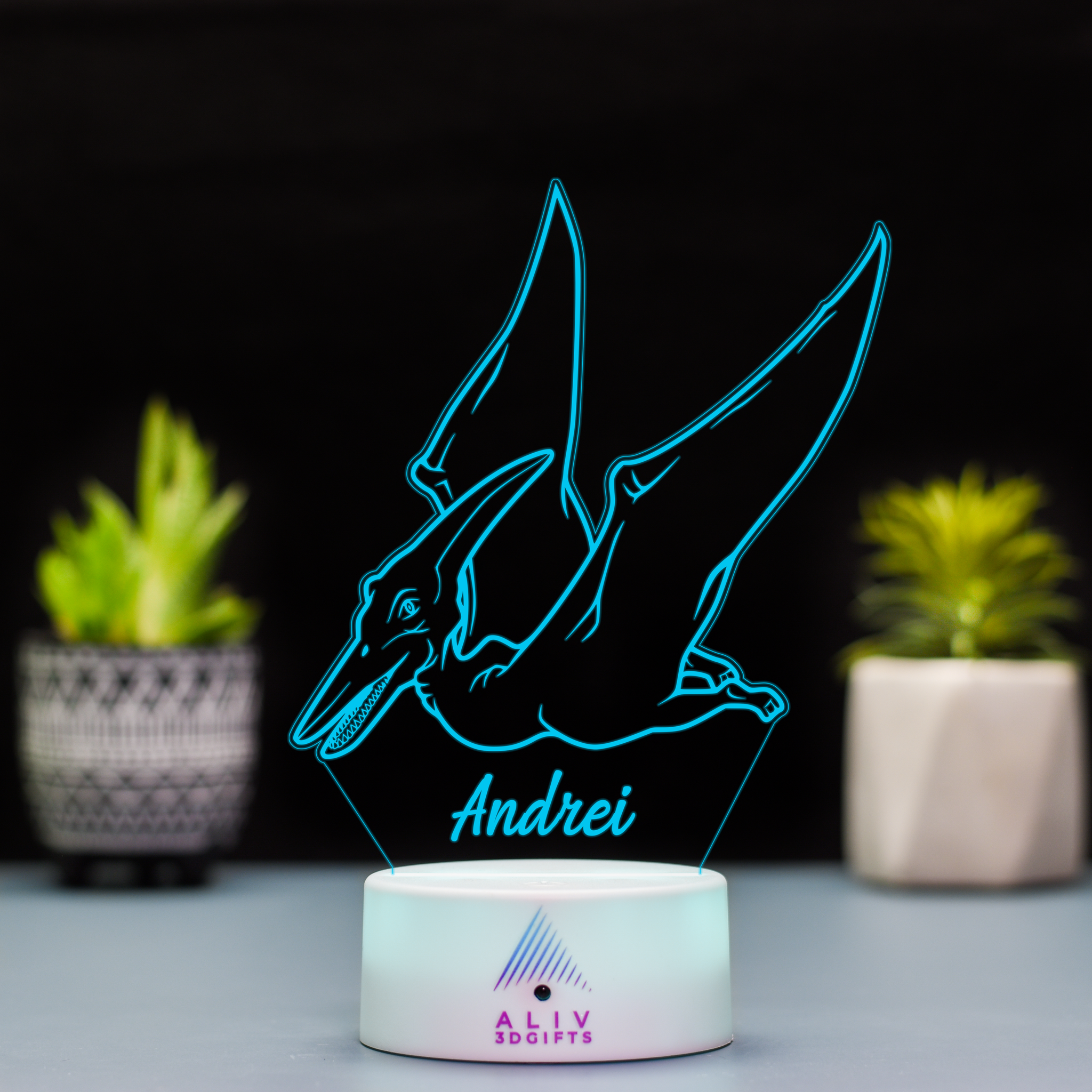 Lampă Led 3D - Pteranodon