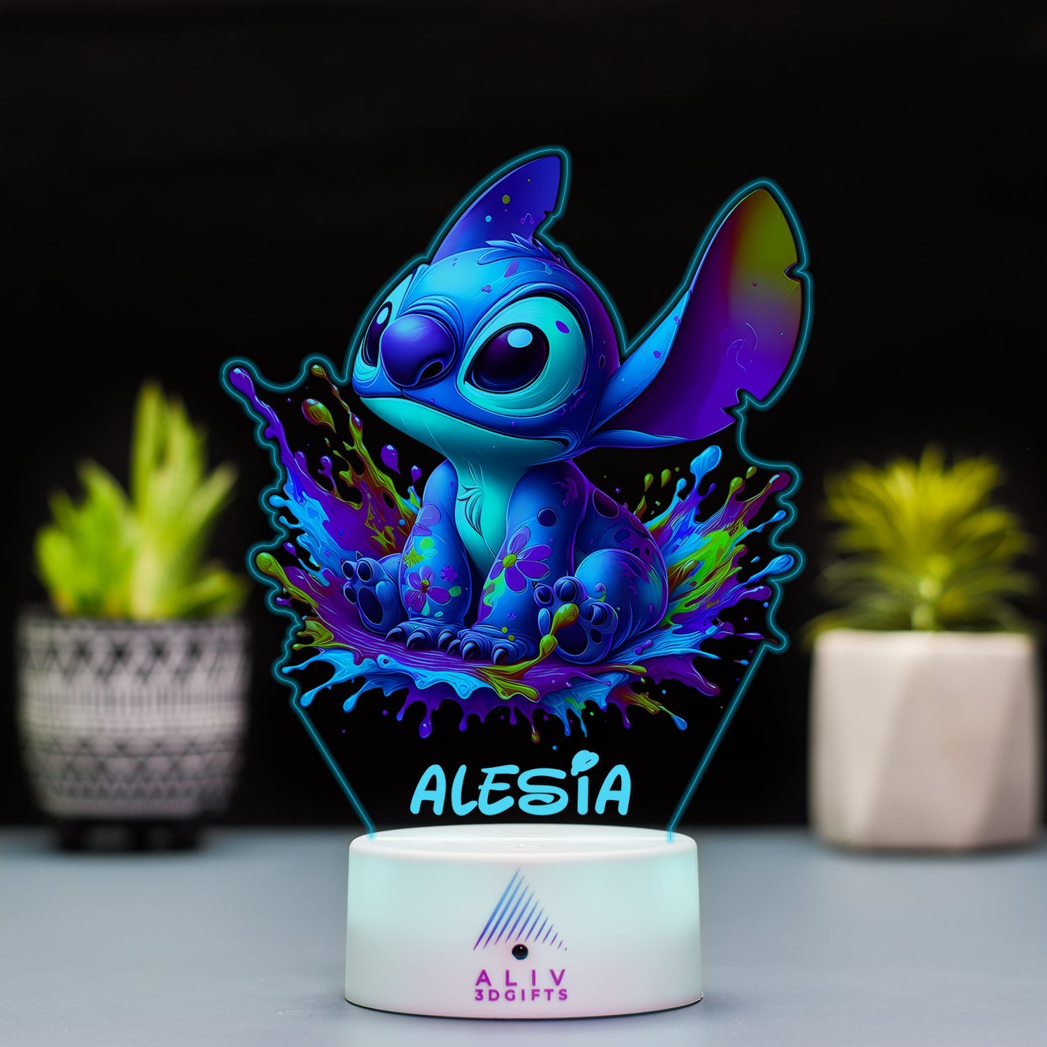 Lampă Led - Stitch Colorful