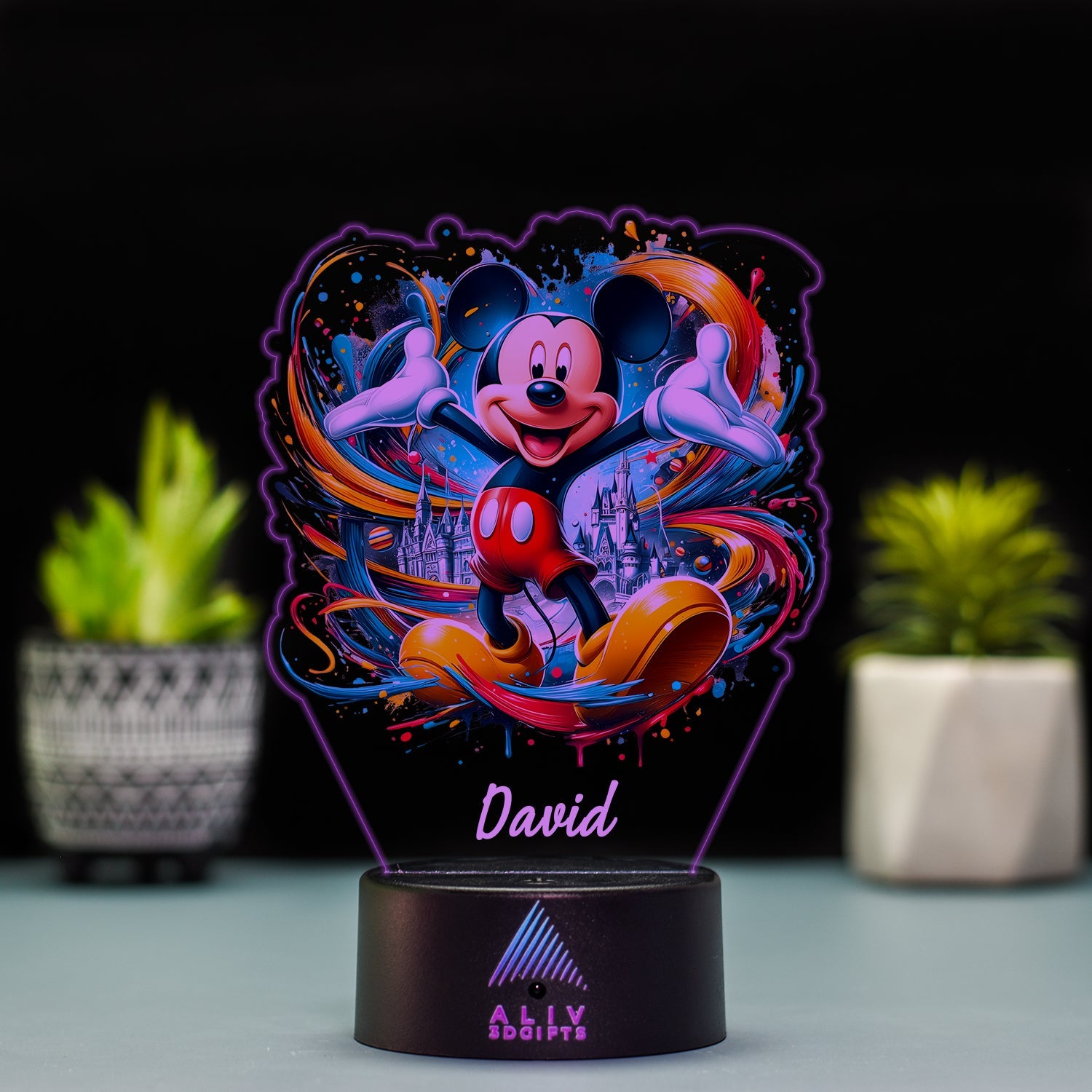 Lampă Led - Mickey Colorful