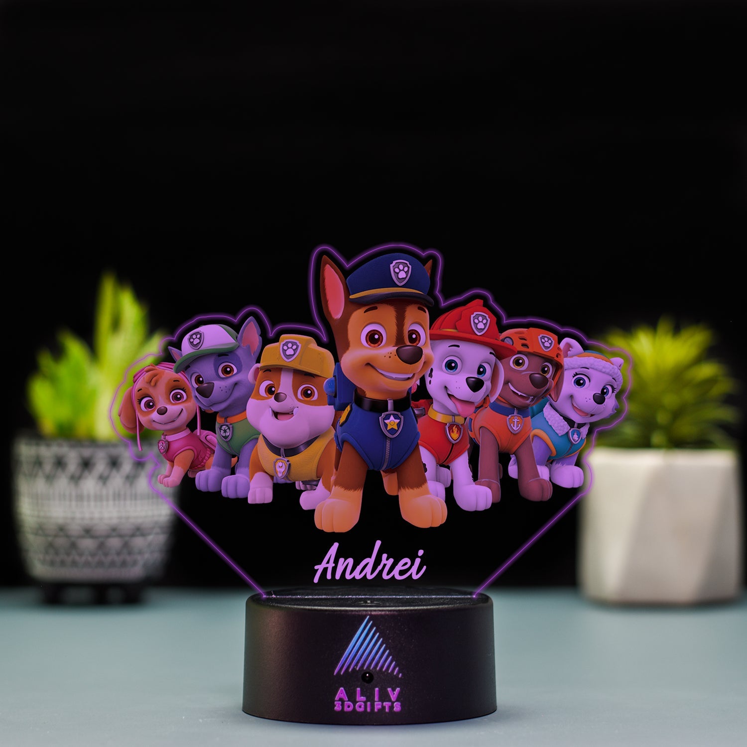 Lampă Led - Paw Patrol Colorful