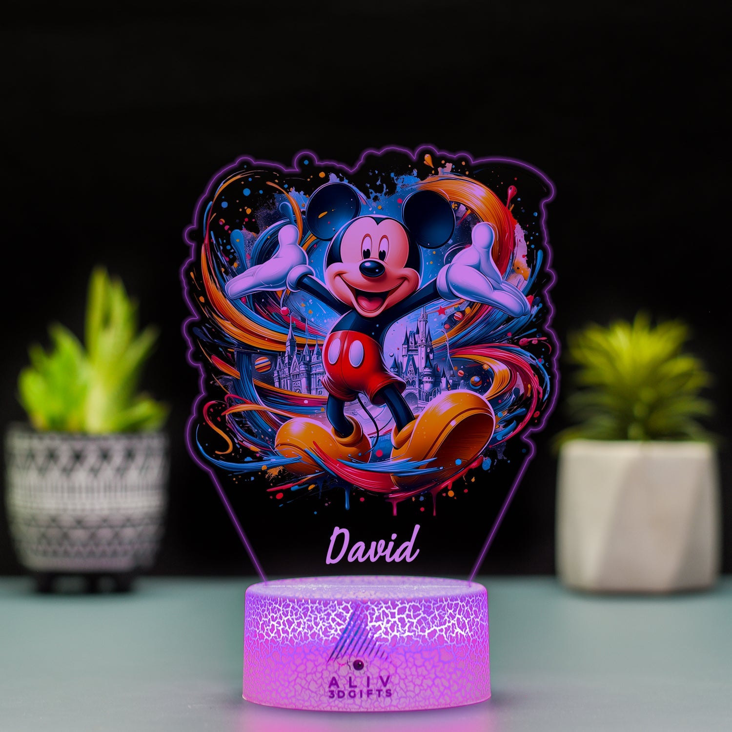 Lampă Led - Mickey Colorful