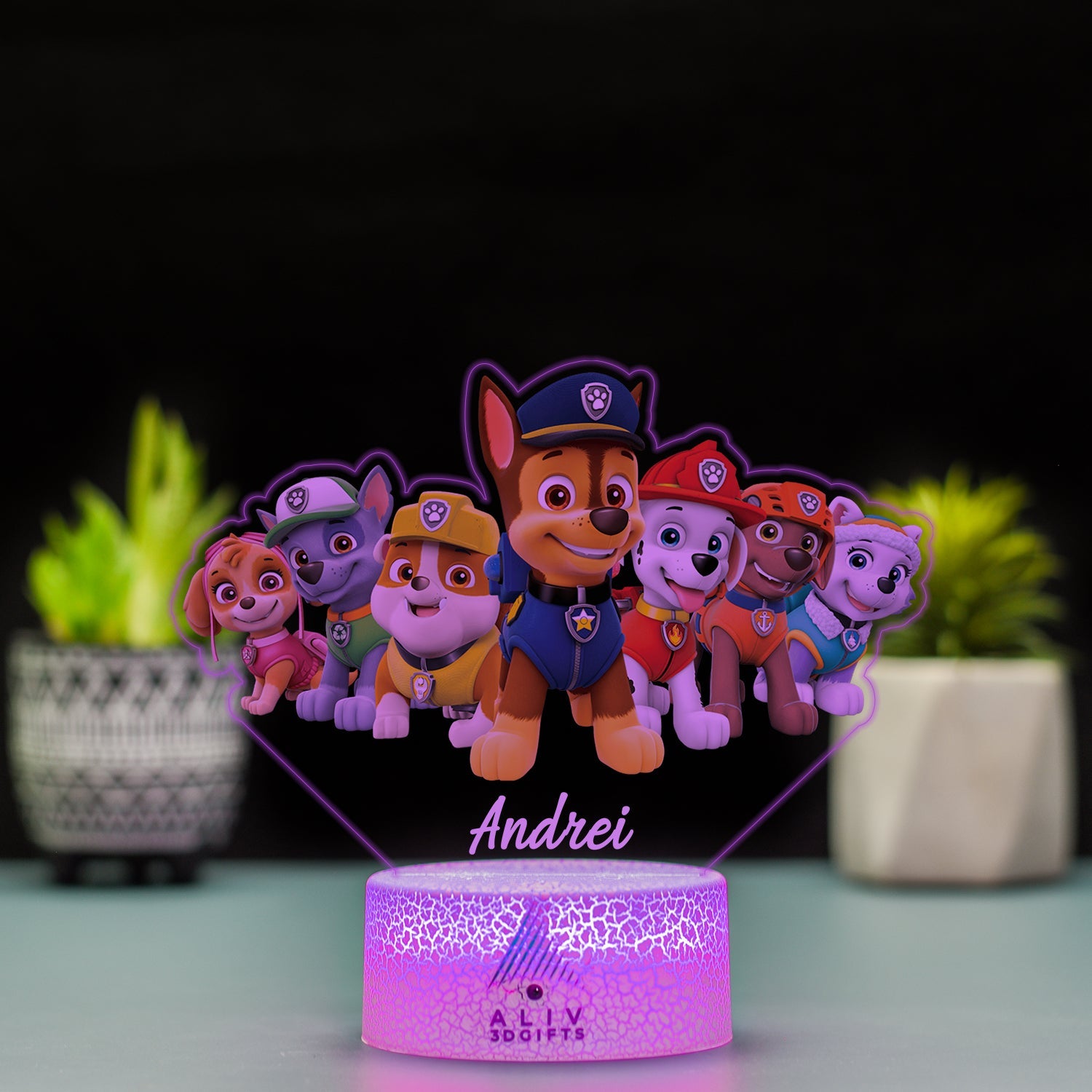 Lampă Led - Paw Patrol Colorful