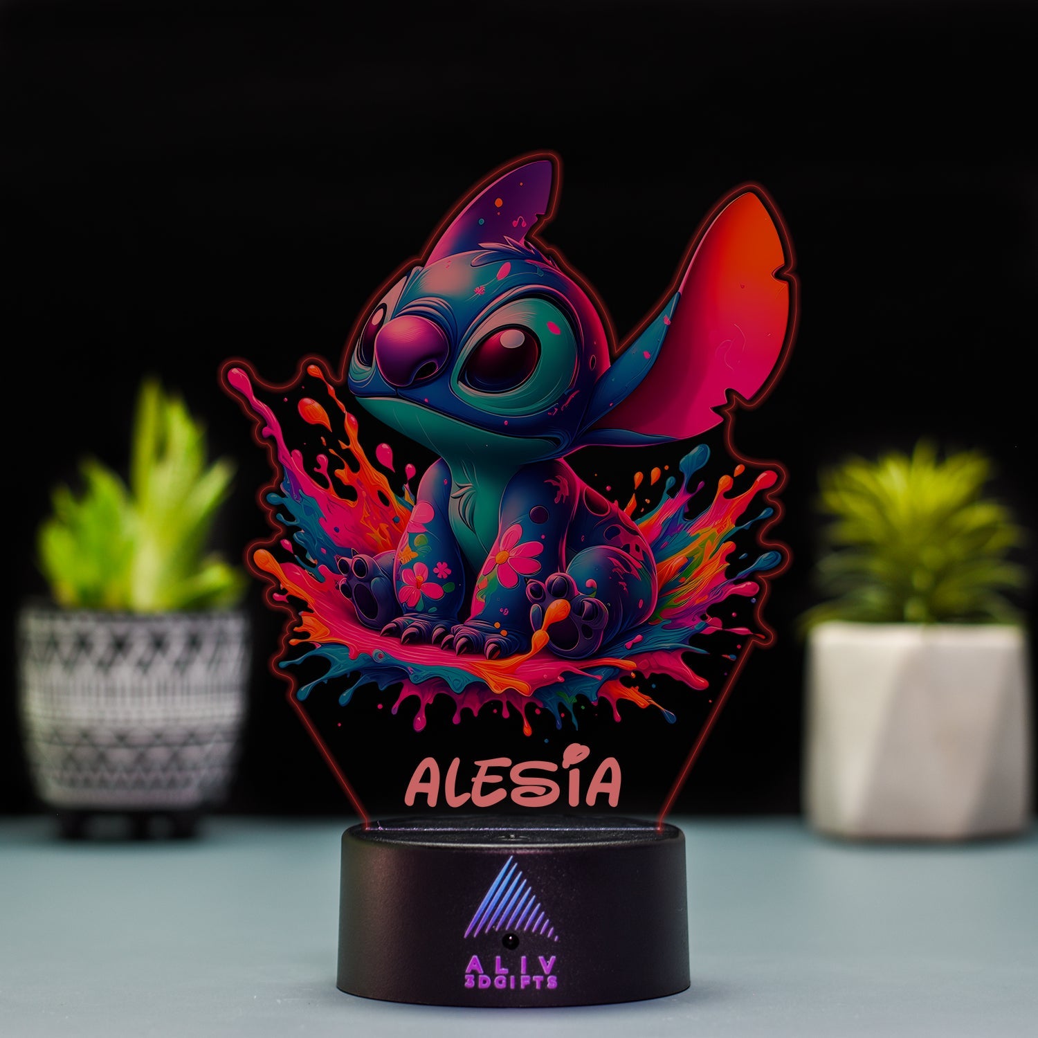 Lampă Led - Stitch Colorful