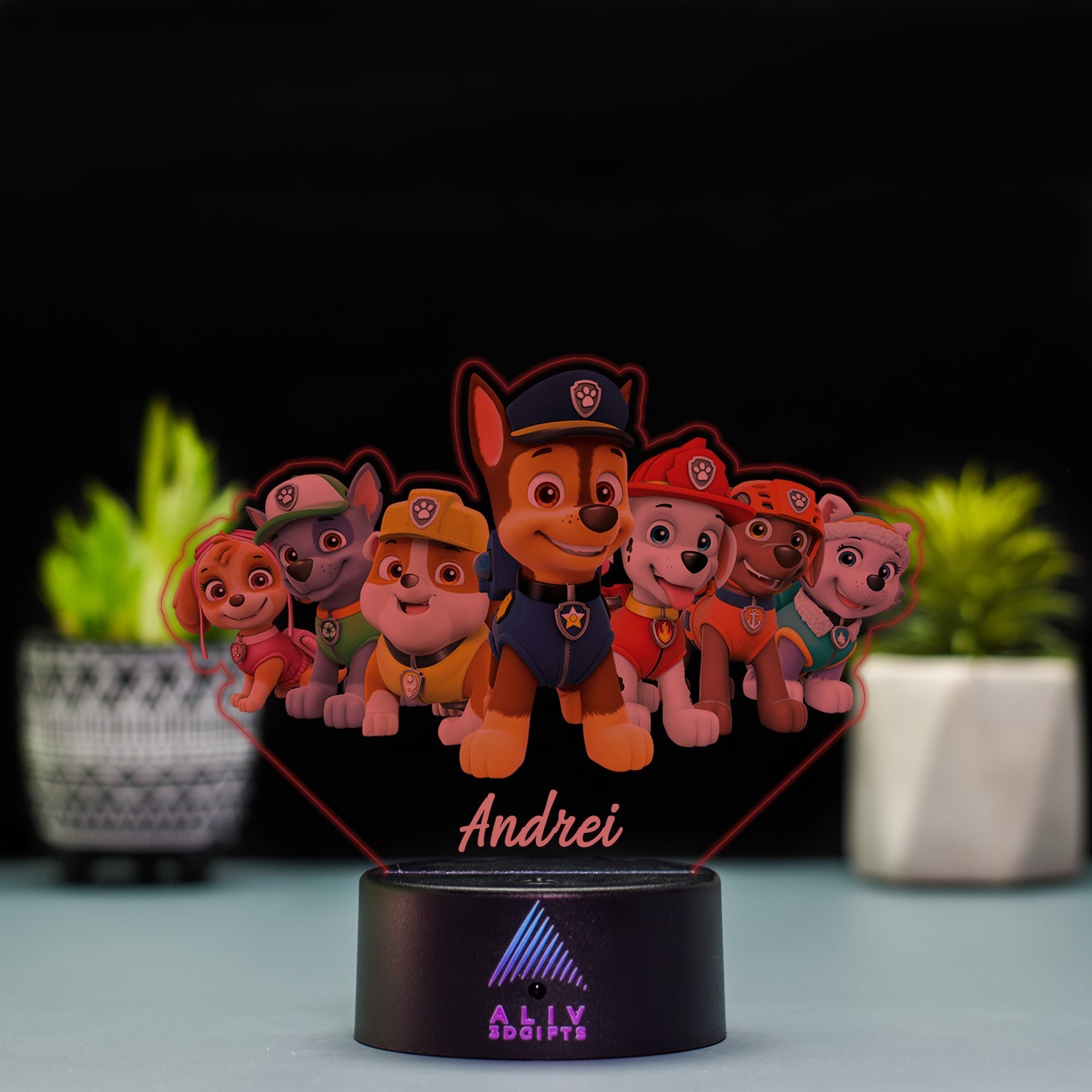 Lampă Led - Paw Patrol Colorful