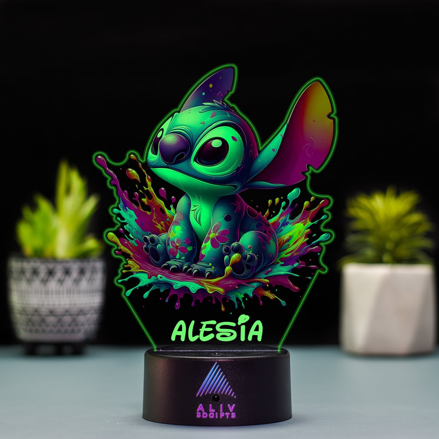 Lampă Led - Stitch Colorful