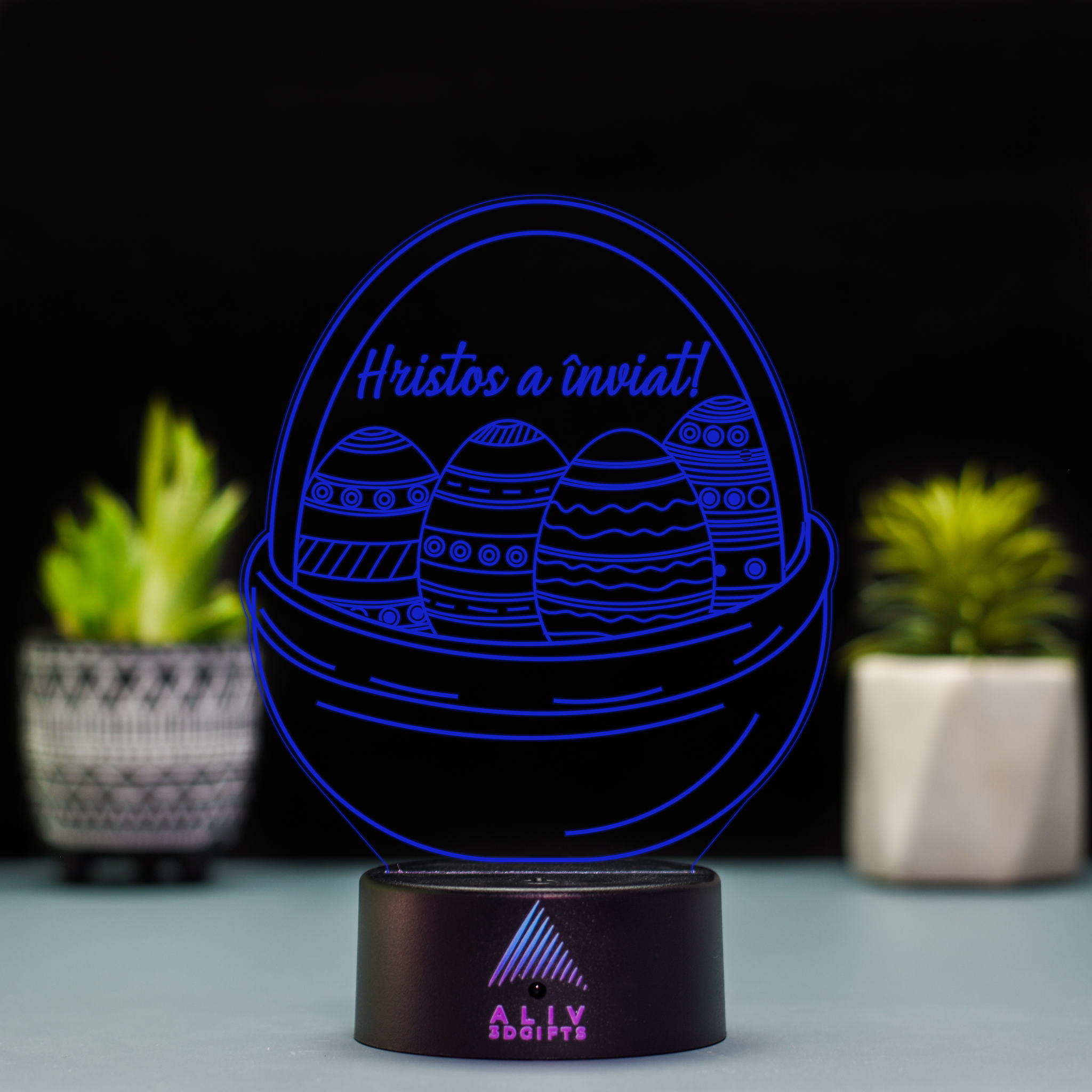 Lampă Led 3D - Oua Paste