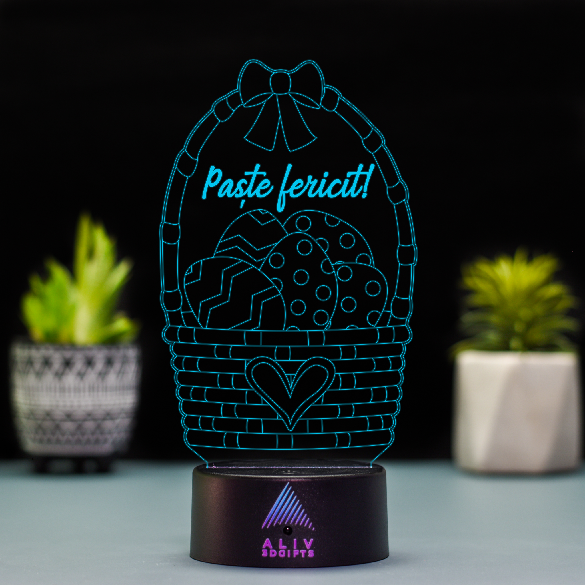 Lampă Led 3D - Cos Paste 2