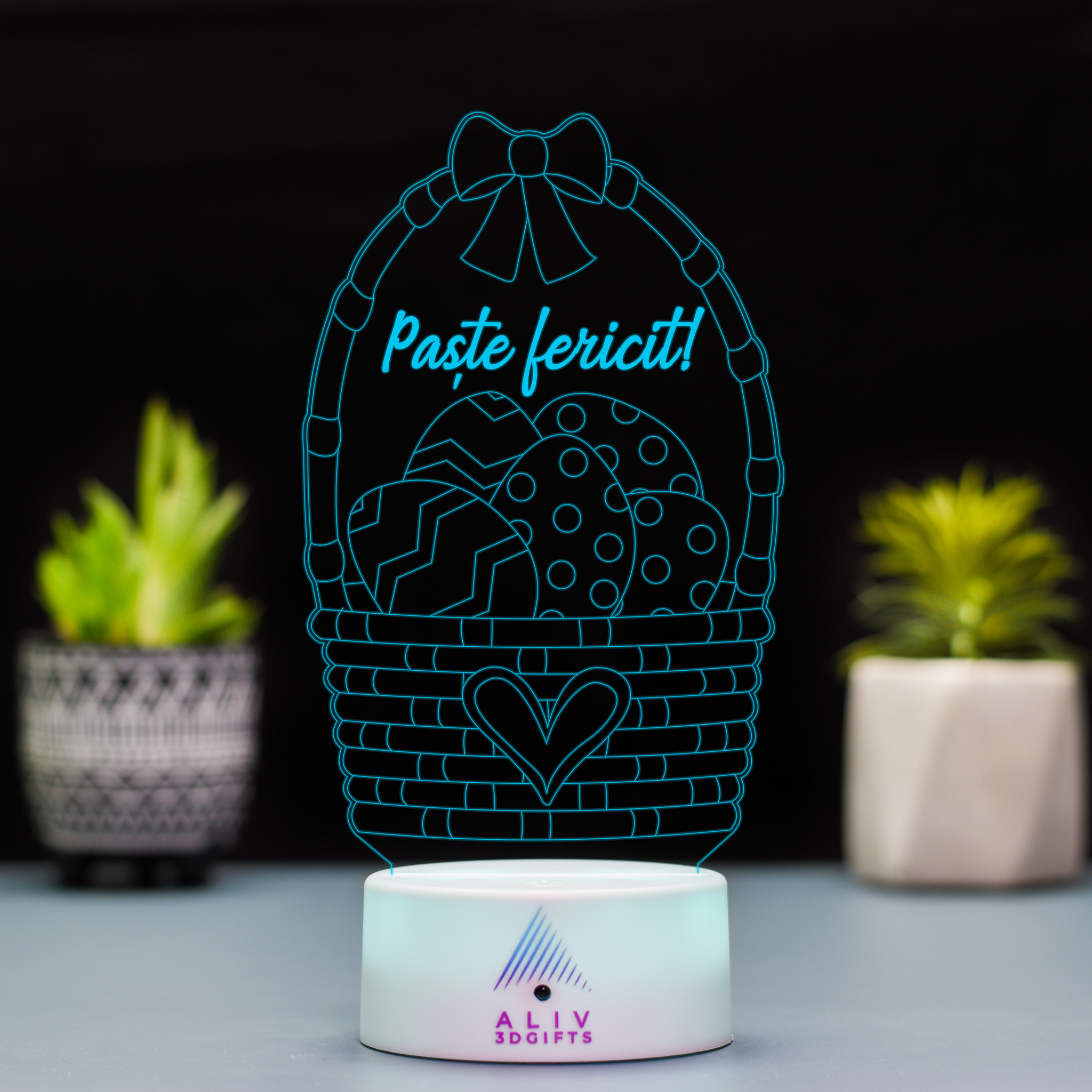 Lampă Led 3D - Cos Paste 2