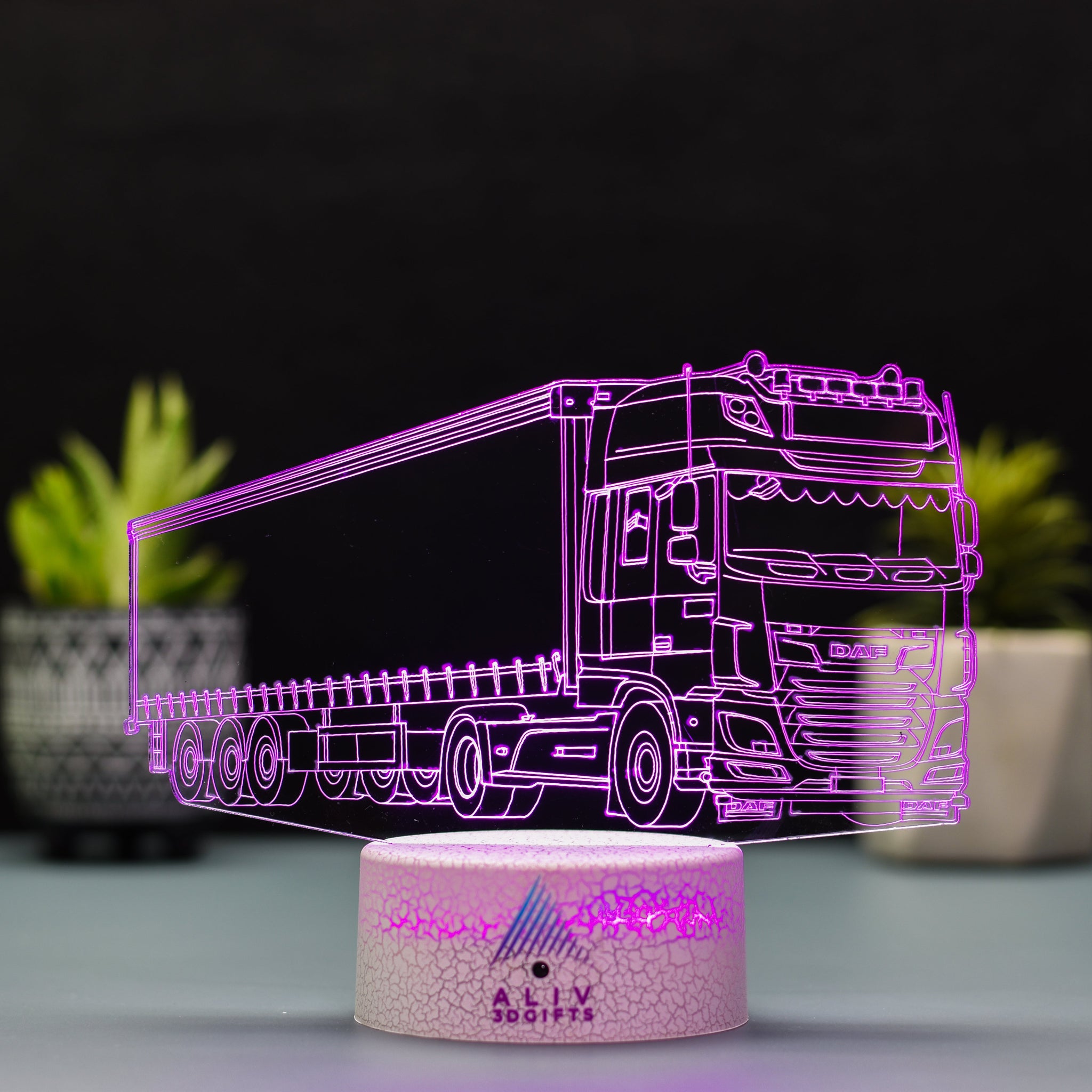 Lampa Led 3D - Daf