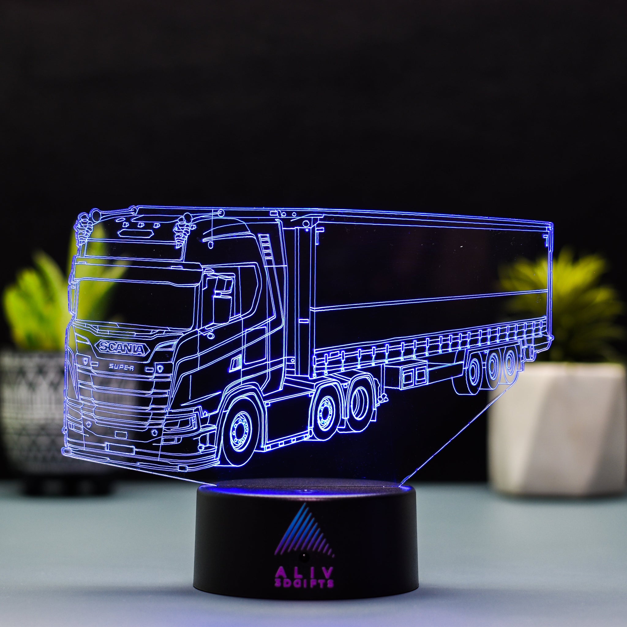 Lampa Led 3D - Scania 2