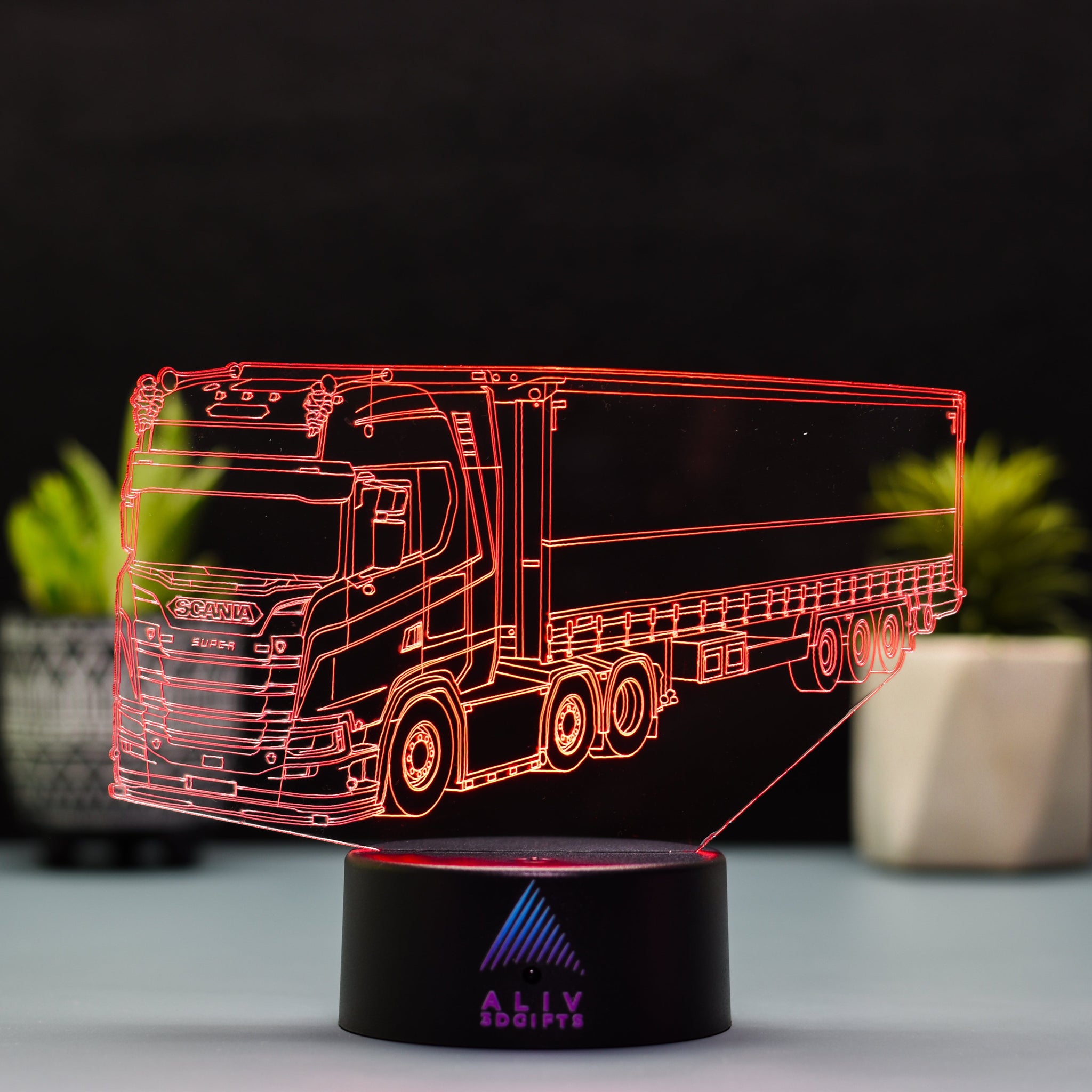 Lampa Led 3D - Scania 2