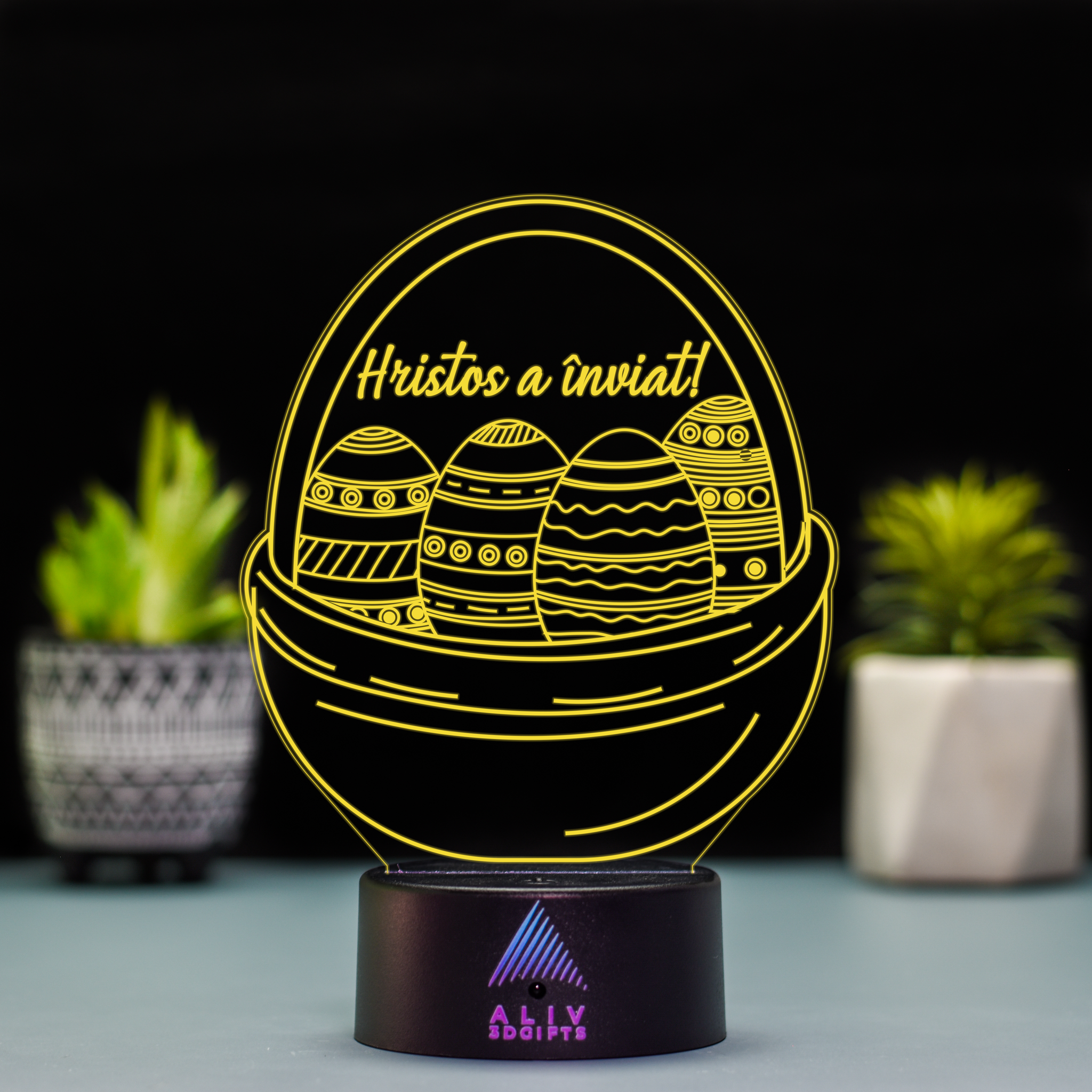 Lampă Led 3D - Oua Paste