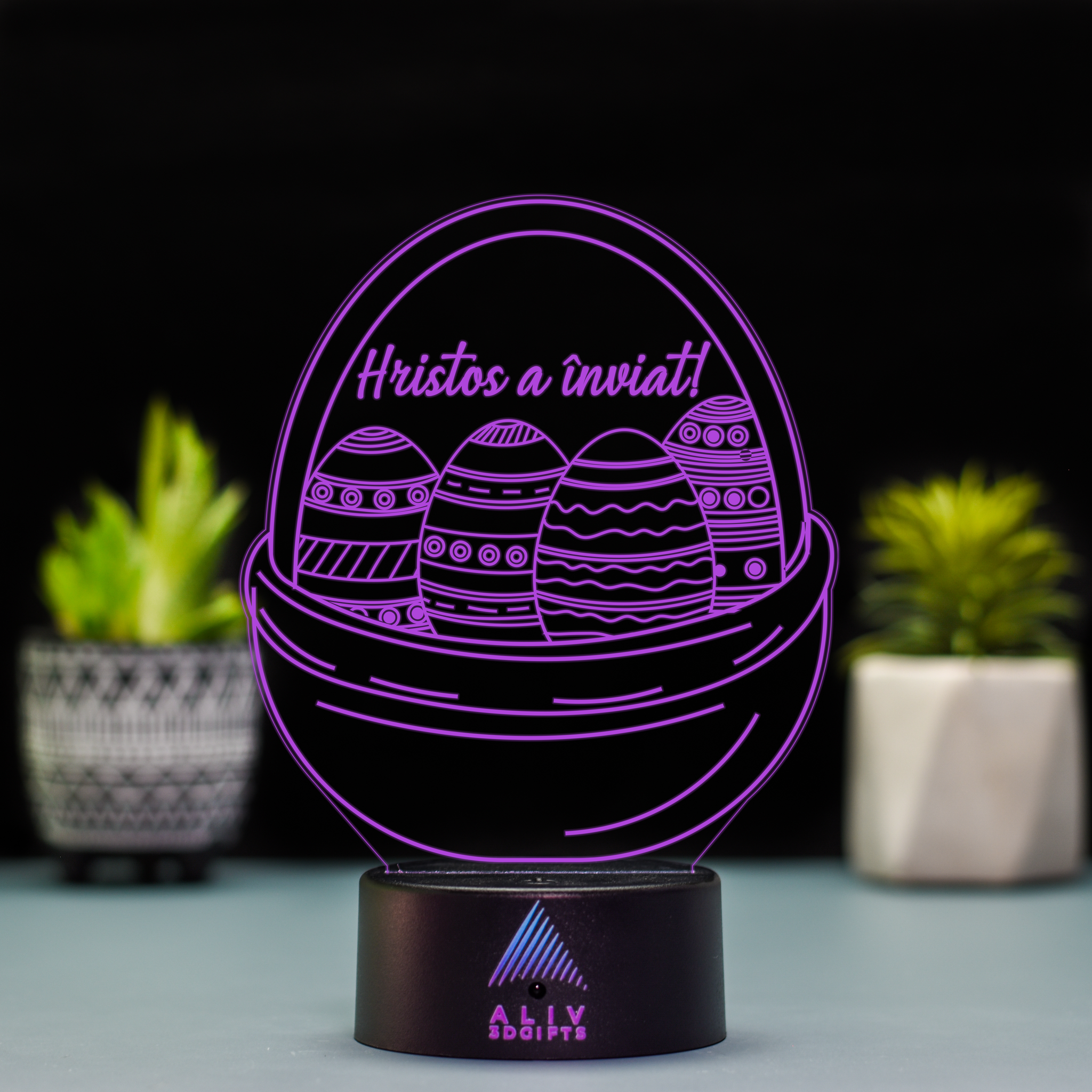 Lampă Led 3D - Oua Paste
