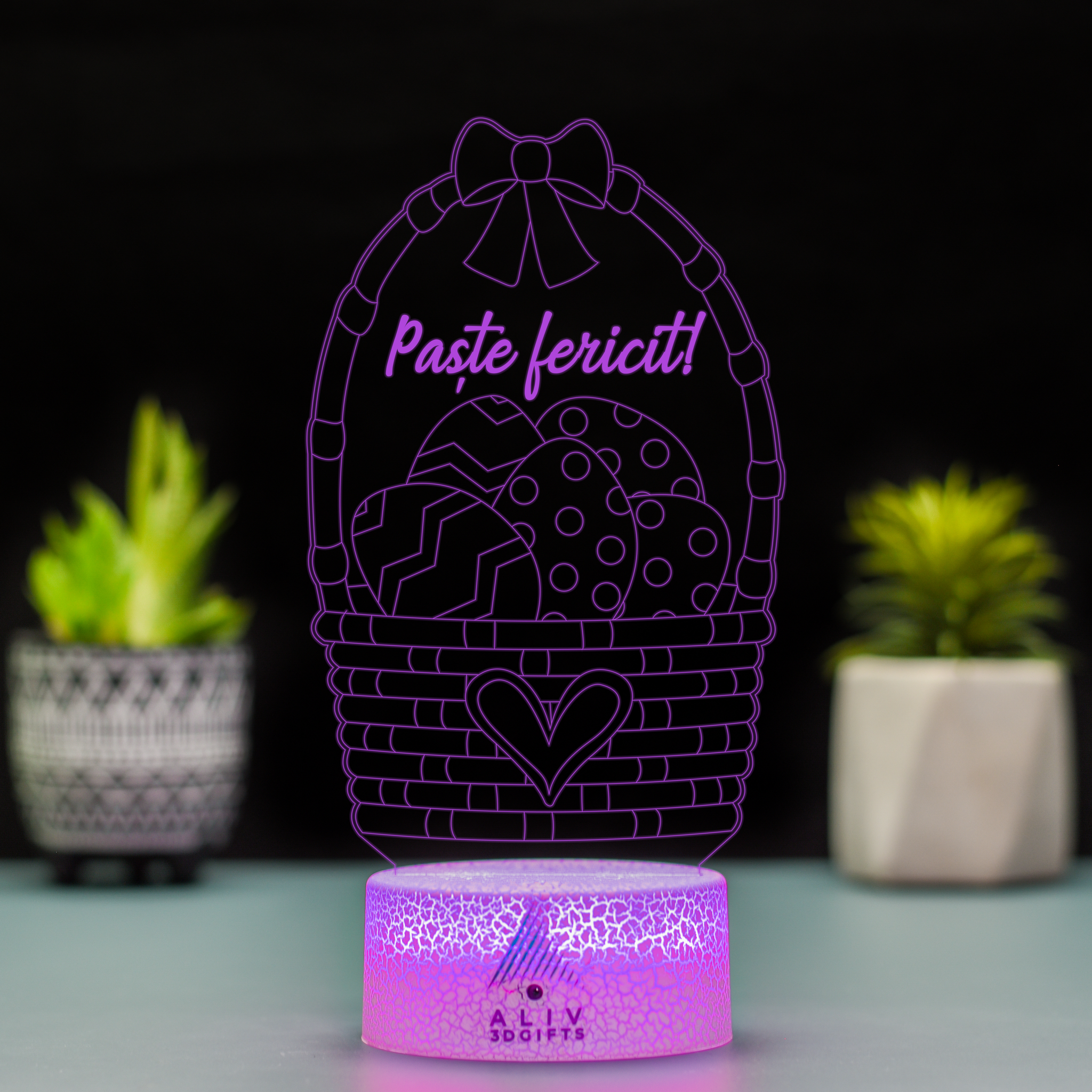 Lampă Led 3D - Cos Paste 2