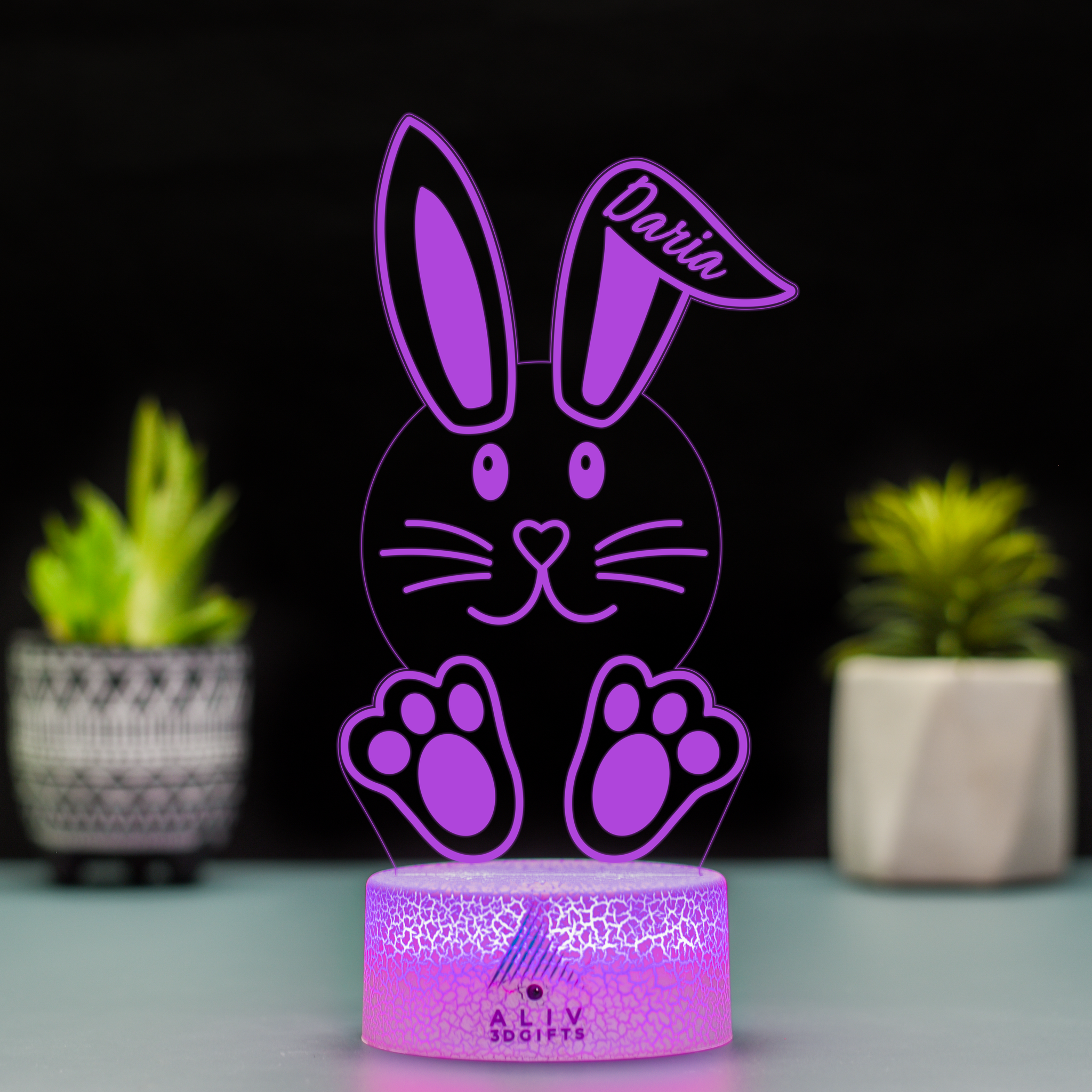 Lampă Led 3D - Iepuras