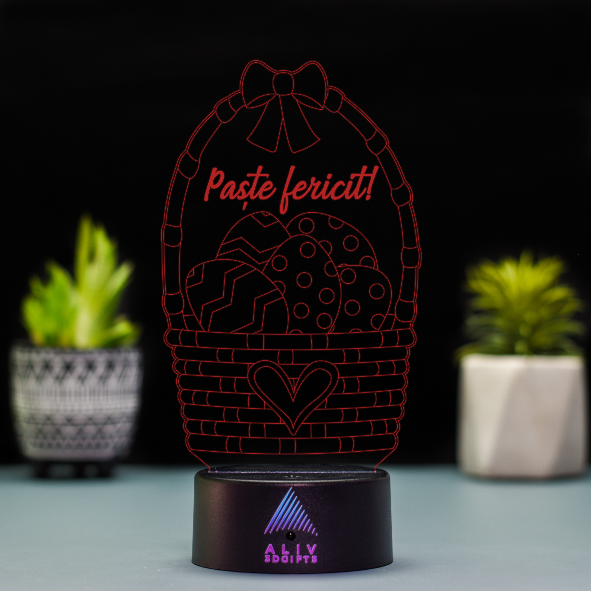 Lampă Led 3D - Cos Paste 2