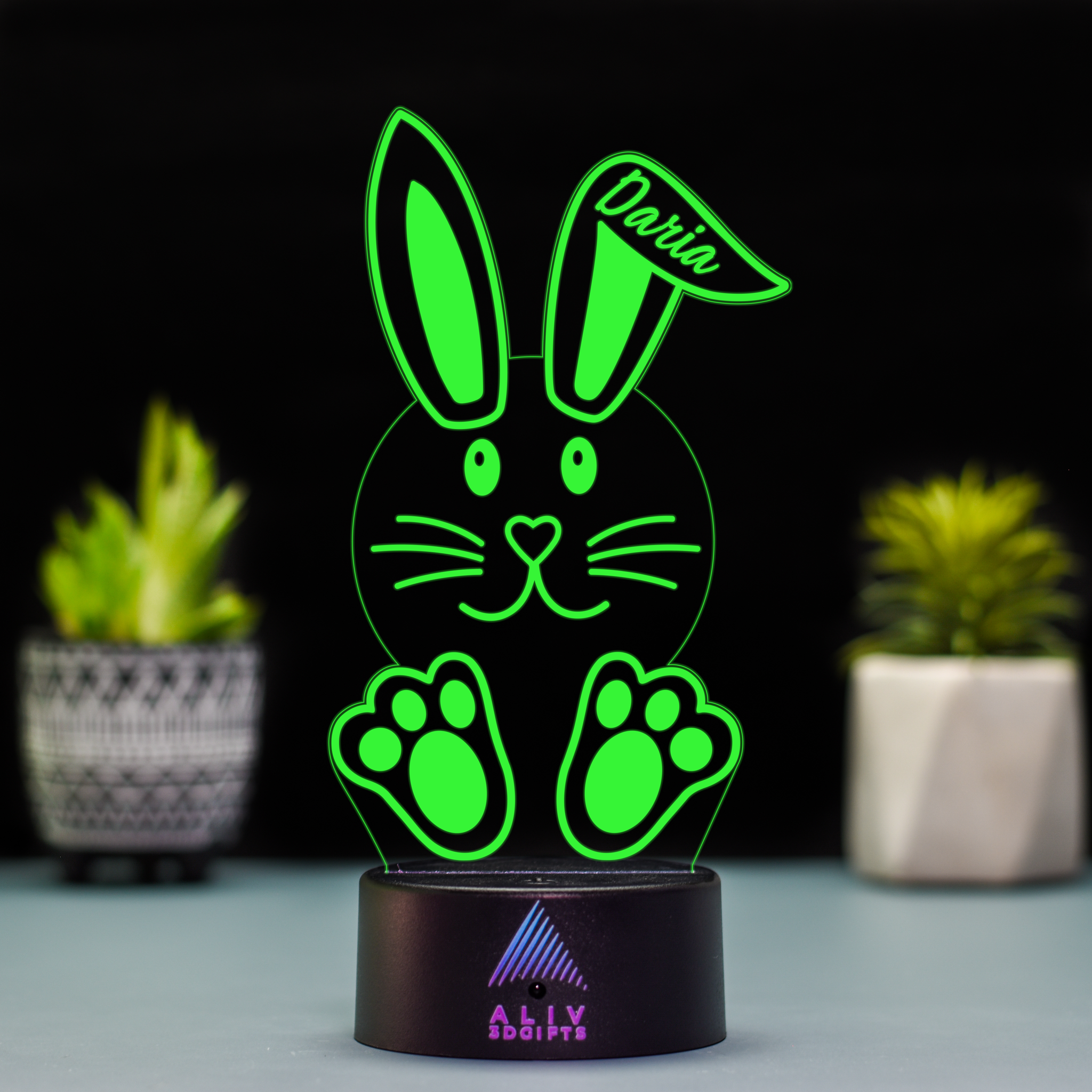 Lampă Led 3D - Iepuras