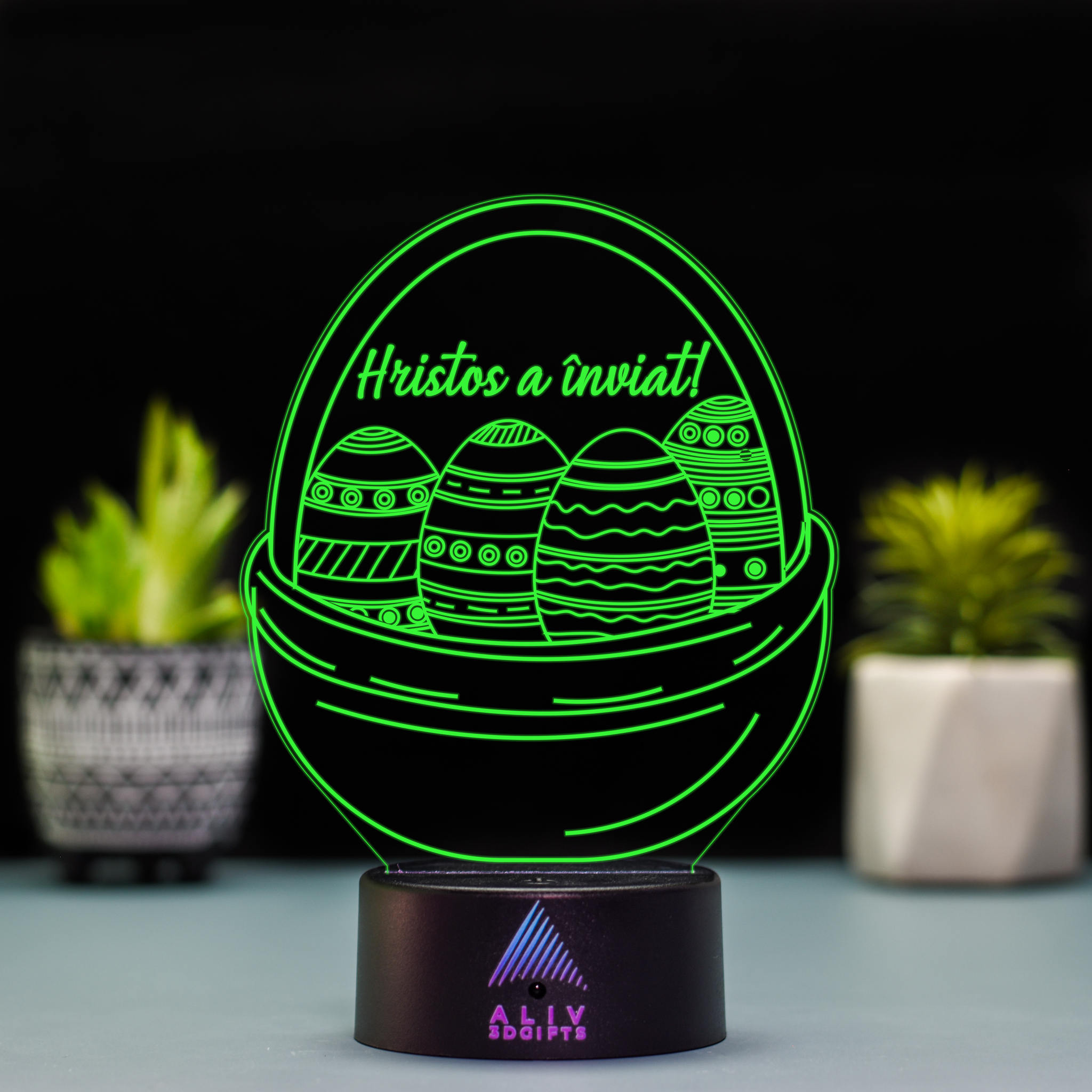 Lampă Led 3D - Oua Paste